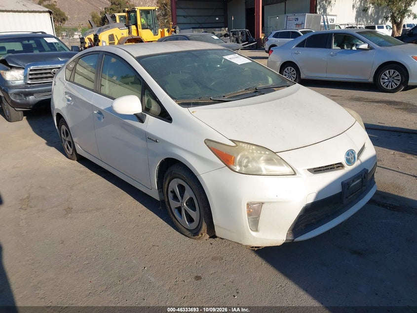 Vin: jtdkn3du1d5635293, lot: 46833946, toyota prius three 20131
