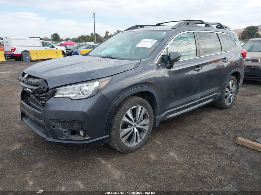Vin: 4s4wmald1l3477022, lot: 46834021, subaru ascent limited 20202