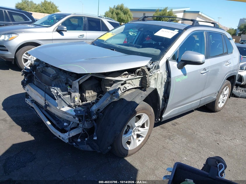 Vin: 4t3r6rfv3mu030589, lot: 46834048, toyota rav4 hybrid xle 20212