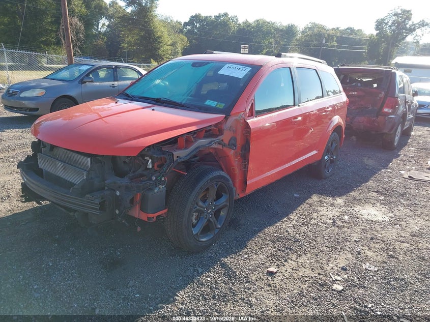 Vin: 3c4pddgg9jt220044, lot: 46834076, dodge journey crossroad awd 20182