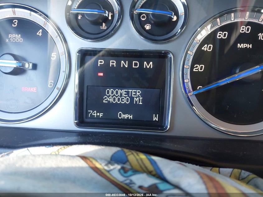 CADILLAC ESCALADE ESV 2010 VIN 1GYUCHEF9AR118978