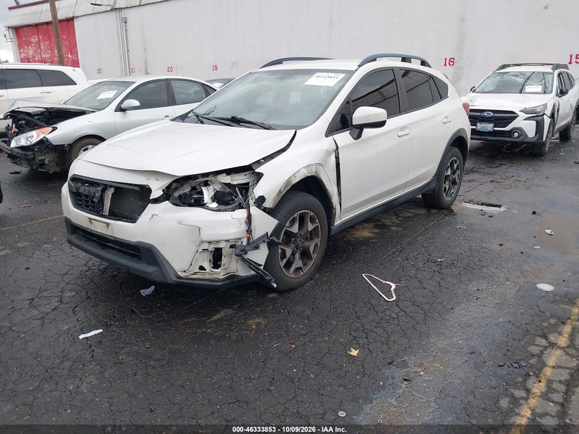 Vin: jf2gtaec3k8211052, lot: 46834106, subaru crosstrek 2.0i premium 20192