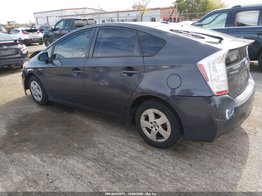Vin: jtdkn3du3a0010614, lot: 46834130, toyota prius ii 20103