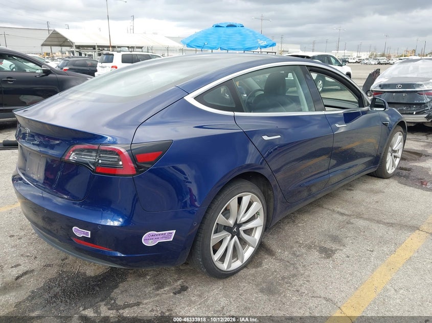 Vin: 5yj3e1ea9jjf10895, lot: 46834171, tesla model 3 long range/mid range 20184