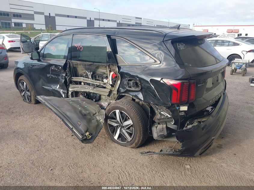 Vin: 5xyrl4lc7ng122349, lot: 46834210, kia sorento s 20223