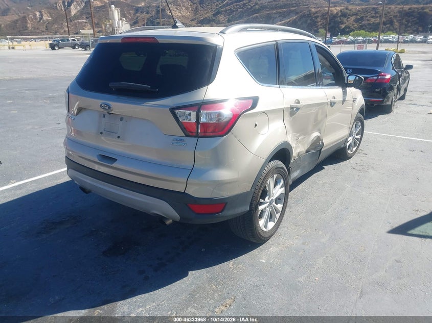 Vin: 1fmcu0hd7jub14382, lot: 46834221, ford escape sel 20184