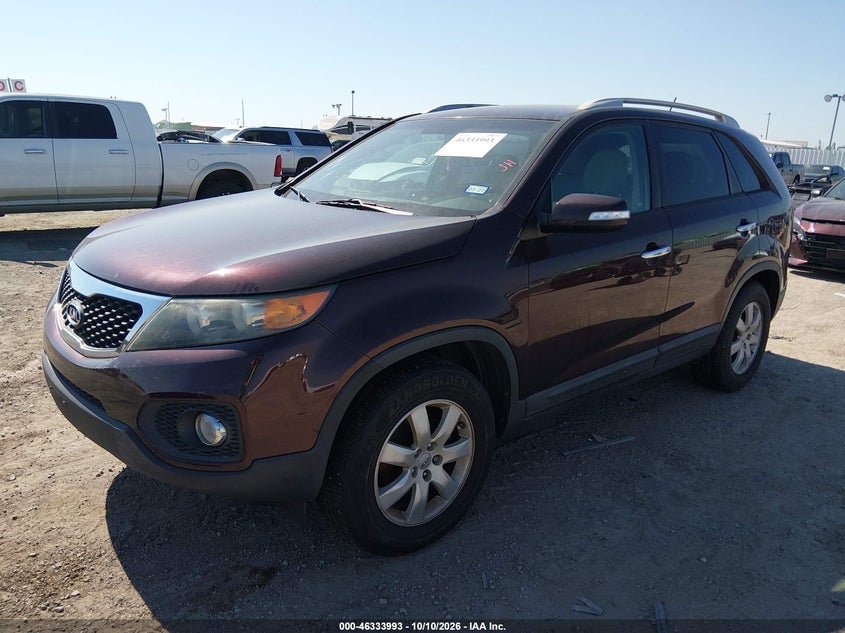 Vin: 5xykt3a6xdg399889, lot: 46834246, kia sorento lx 20132