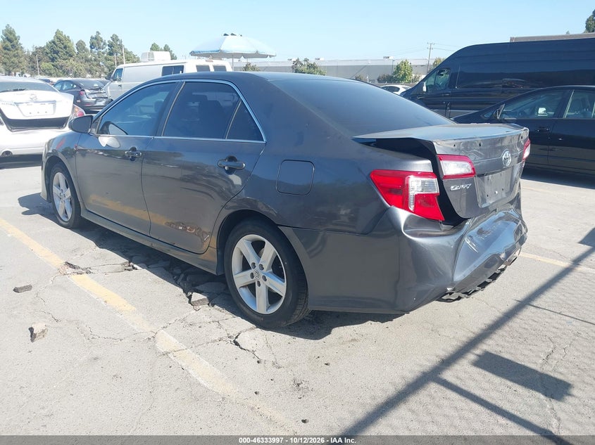 Vin: 4t1bf1fk4eu856029, lot: 46834250, toyota camry se 20143