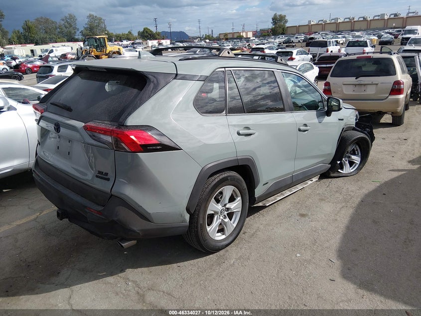 Vin: 2t3rwrfv4lw079024, lot: 46834280, toyota rav4 hybrid xle 20204