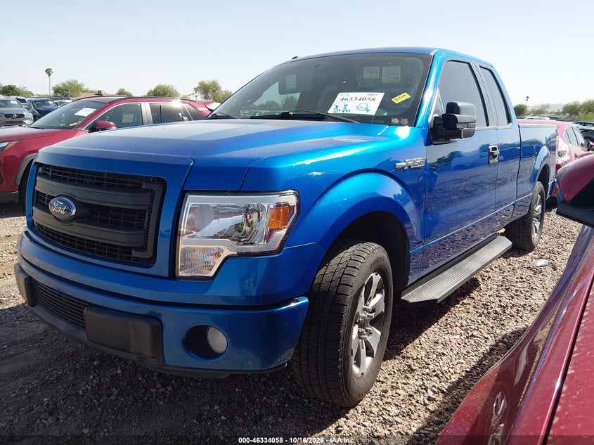 Vin: 1ftfx1cf5dfb02005, lot: 46834311, ford f-150 stx 20132