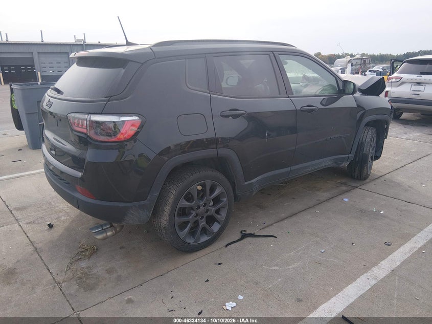 Vin: 3c4njdeb1mt557416, lot: 46834387, jeep compass 80th anniversary 4x4 20214