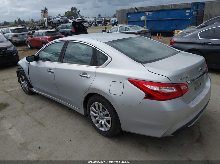 Vin: 1n4al3ap8gn367501, lot: 46834400, nissan altima 2.5/2.5 s/2.5 sl/2.5 sr/2.5 sv 20163