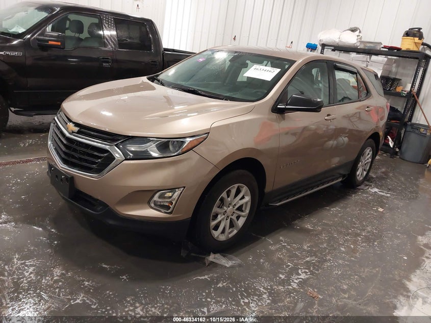 2018 Chevrolet Equinox Ls, Hail, IAAI, VIN 2GNAXREV7J6155685 — photo 2