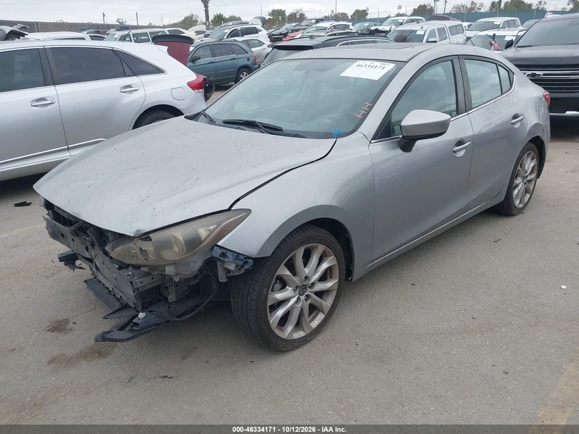 Vin: jm1bm1v35f1219013, lot: 46834424, mazda mazda3 s touring 20152