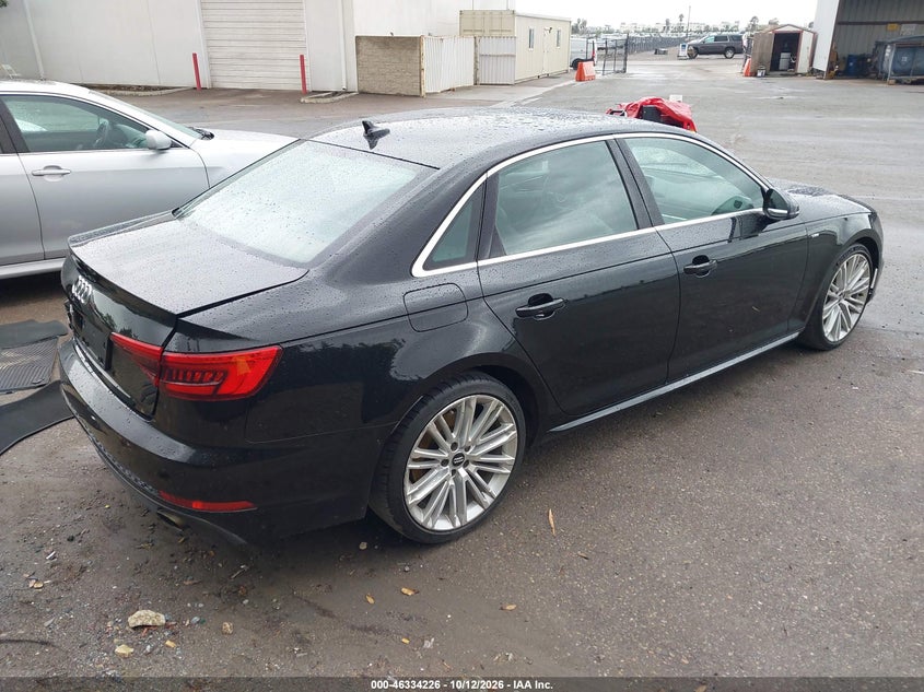 Vin: waulnaf40hn062878, lot: 46834479, audi a4 2.0t premium 20174