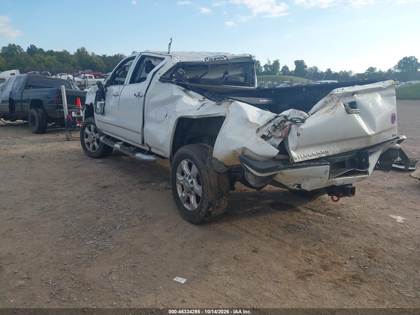Vin: 1gc1kwey7jf101101, lot: 46834548, chevrolet silverado 2500hd ltz 20183