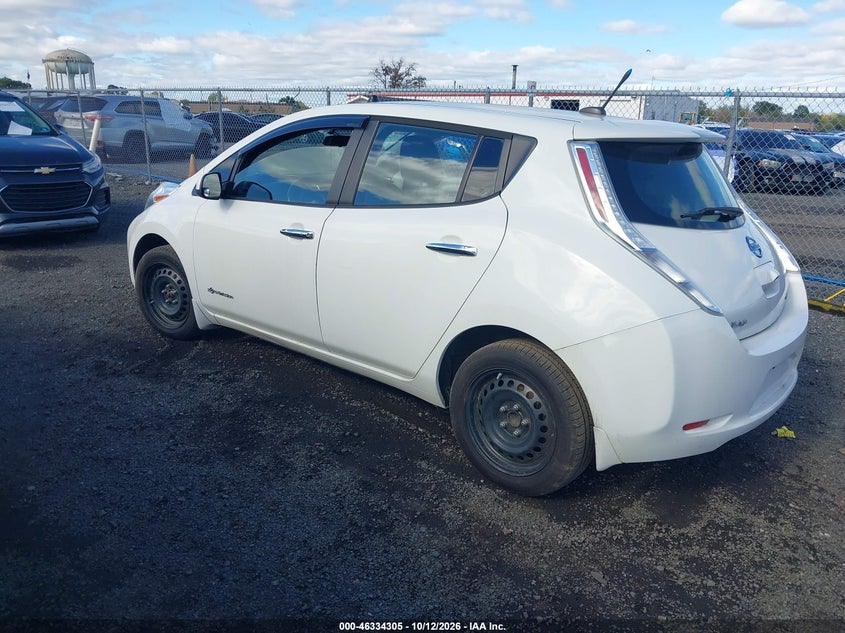 Vin: 1n4az0cp5ec339660, lot: 46834558, nissan leaf s/sl/sv 20143