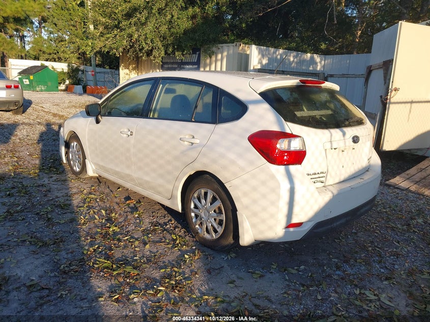 Vin: jf1gpaa63g8202514, lot: 46834600, subaru impreza 2.0i 20163