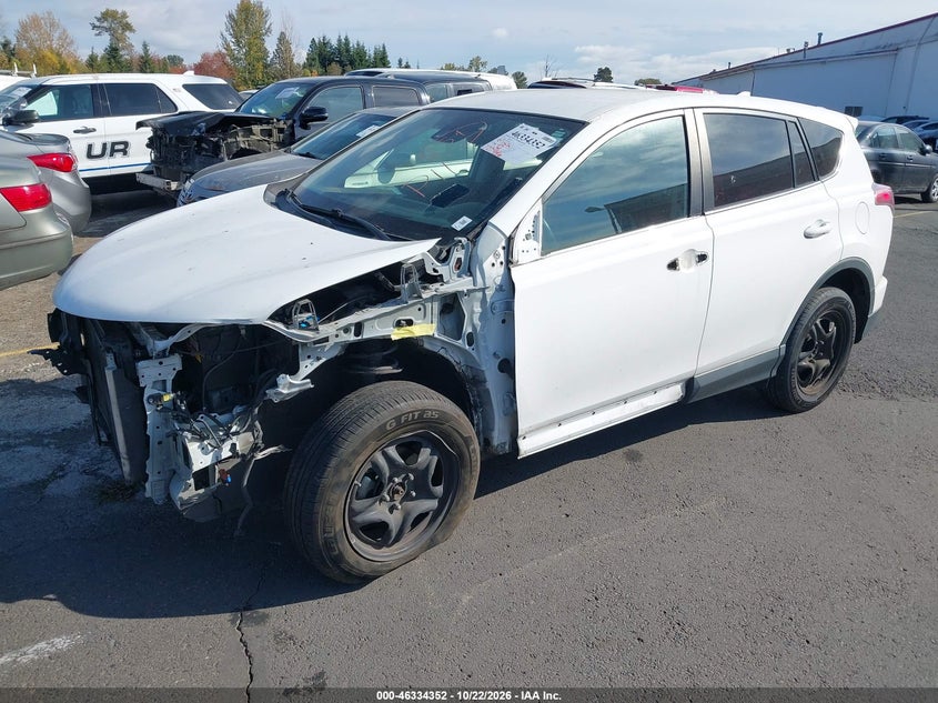 Vin: 2t3bfrev5jw780879, lot: 46834611, toyota rav4 le 20182