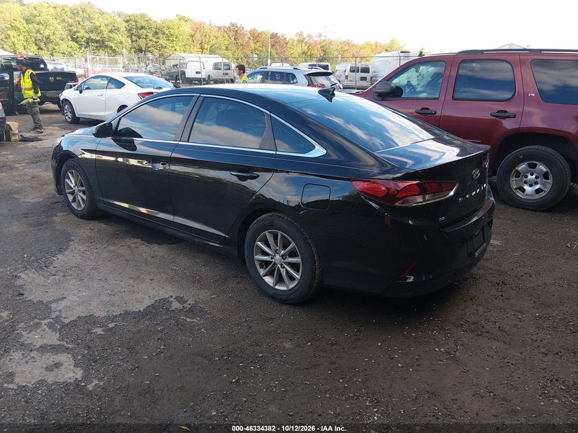 Vin: 5npe24afxjh624032, lot: 46834641, hyundai sonata se 20183