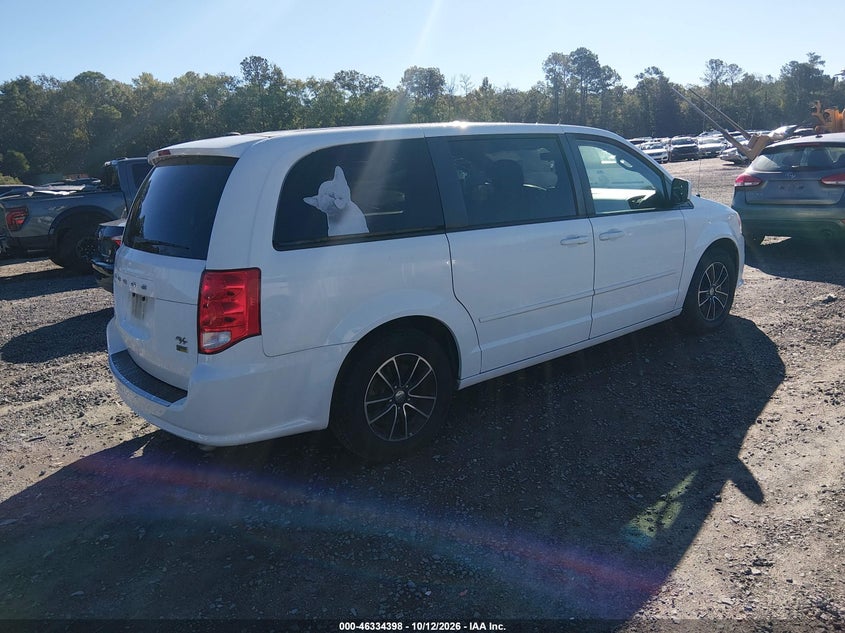 Vin: 2c4rdgeg7gr310303, lot: 46834657, dodge grand caravan r/t 20164