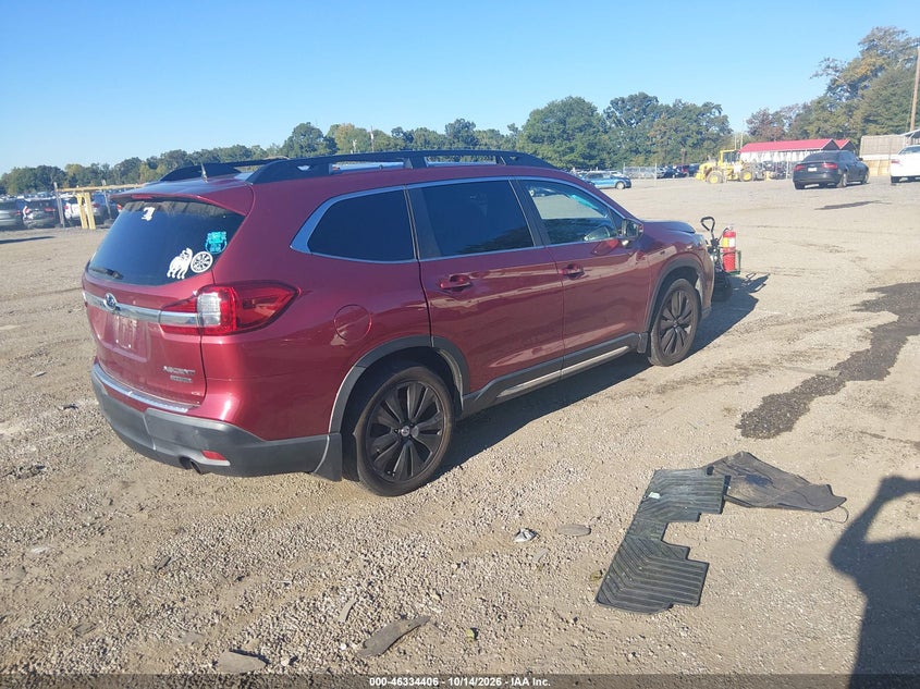 Vin: 4s4wmapd7k3465594, lot: 46834665, subaru ascent limited 20194