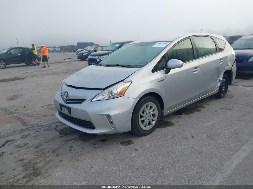 Vin: jtdzn3eu6ej013892, lot: 46834670, toyota prius v three 20142