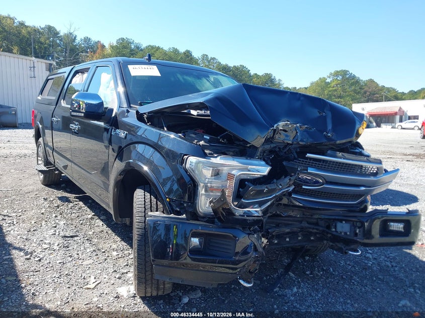 Vin: 1ftfw1eg5jfc78623, lot: 46834704, ford f-150 platinum 20181