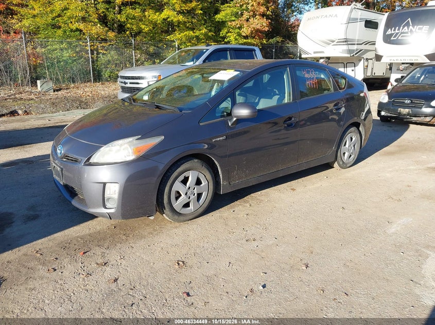 Vin: jtdkn3du9b5332839, lot: 46834708, toyota prius two 20112