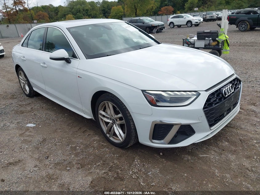 Vin: wauenaf44ln004886, lot: 46834730, audi a4 premium plus 45 tfsi quattro s tronic 20201