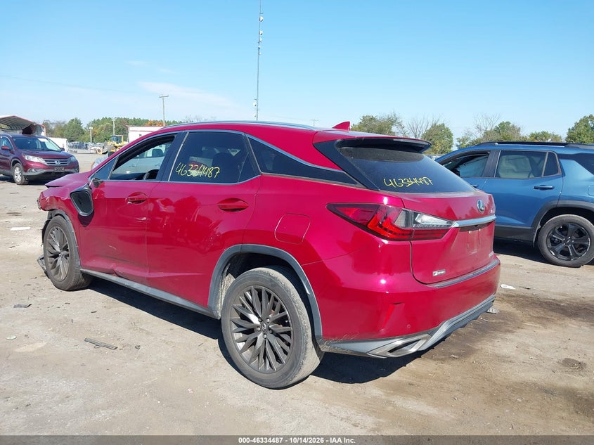 Vin: 2t2zzmca6hc069488, lot: 46834746, lexus rx 350 f sport 20173