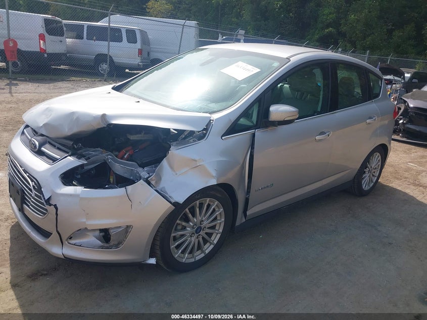 Vin: 1fadp5buxdl521988, lot: 46834756, ford c-max hybrid sel 20132