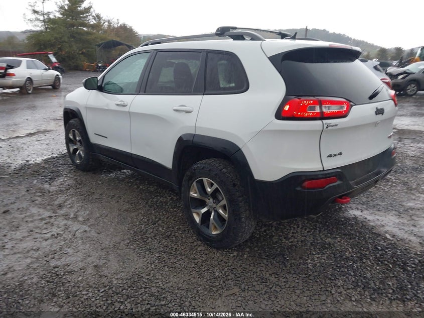 Vin: 1c4pjmbs2ew156675, lot: 46834774, jeep cherokee trailhawk 20143