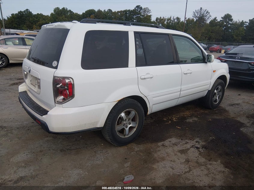 HONDA PILOT 2007 VIN 5FNYF28627B027413