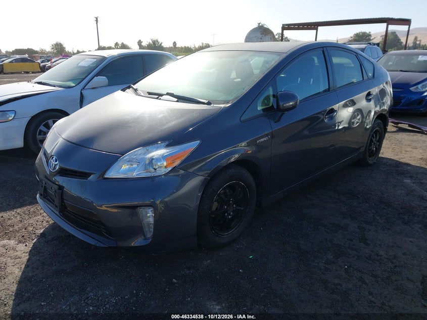 Vin: jtdkn3du2d5554352, lot: 46834797, toyota prius two 20132