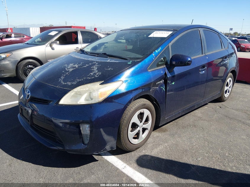 2012 Toyota Prius Four, Неизвестно, IAAI, VIN JTDKN3DU8C1558105 — фото 2