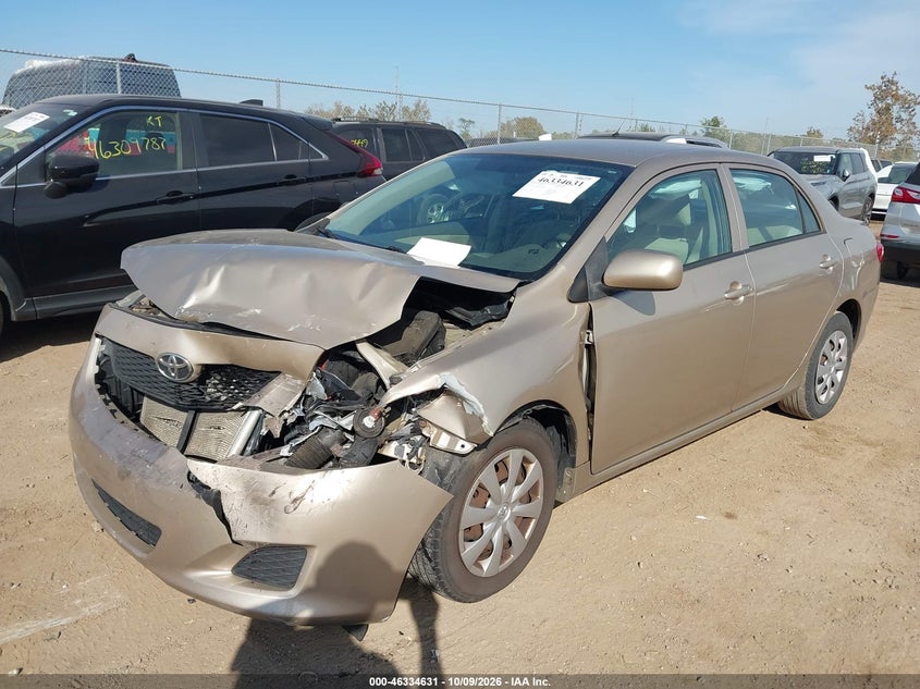 2010 Toyota Corolla Le, Front End, IAAI, VIN 2T1BU4EE4AC353423 — photo 2