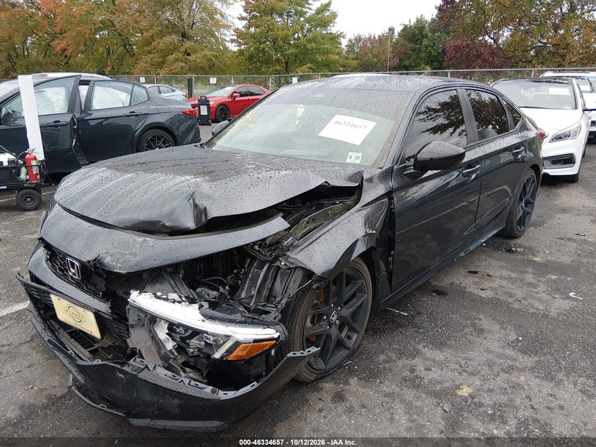 Vin: 2hgfe2f58sh504175, lot: 46834916, honda civic sport 20252