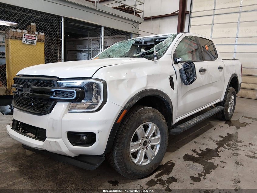 2025 Ford Ranger Xl, All Over, IAAI, VIN 1FTER4PH3SLE67784 — photo 2