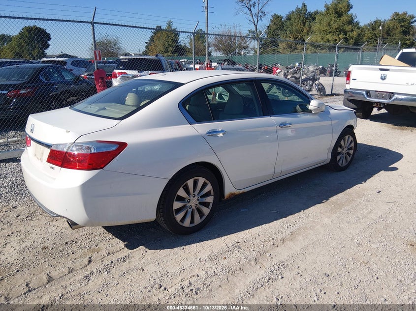 Vin: 1hgcr3f81da024777, lot: 46834920, honda accord ex-l v-6 20134