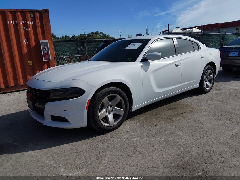 2019 Dodge Charger Police Rwd, Normal Wear & Tear, IAAI, VIN 2C3CDXAG9KH510355 — photo 2