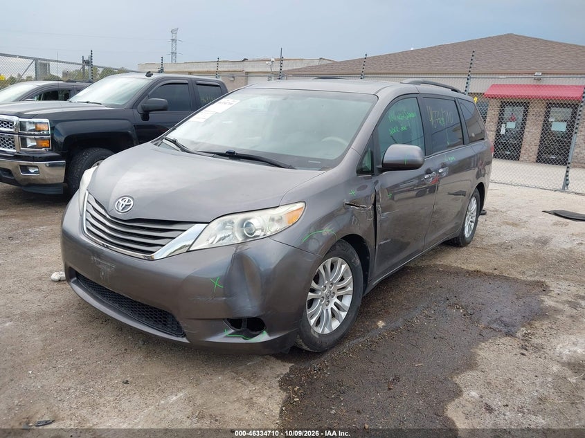 Vin: 5tdyk3dc4bs111847, lot: 46834969, toyota sienna xle v6 20112