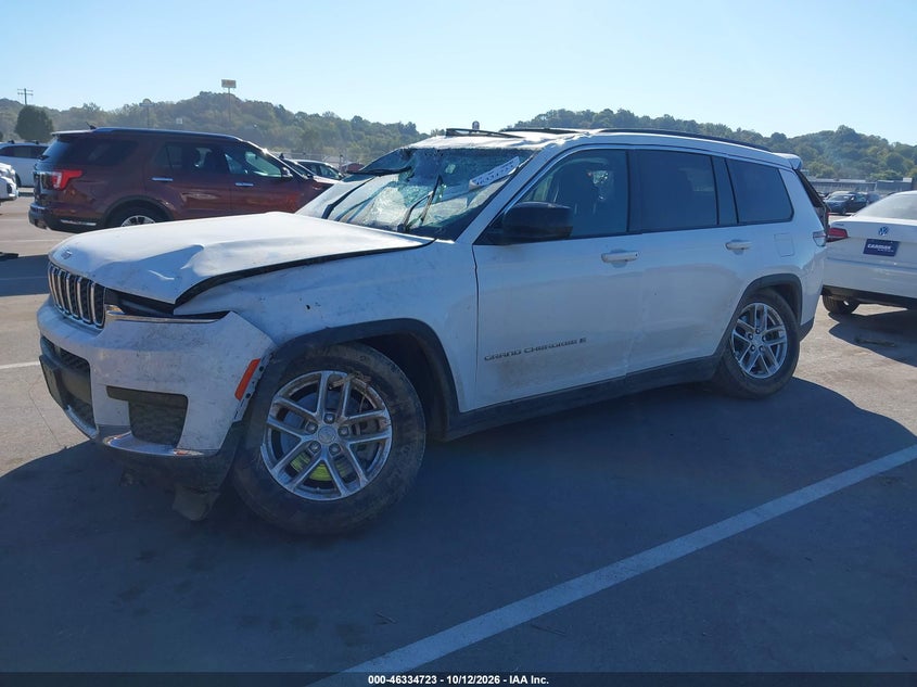 Vin: 1c4rjkag7s8637080, lot: 46834982, jeep grand cherokee l laredo x 4x4 20252