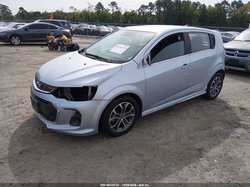 CHEVROLET SONIC 2017 VIN 1G1JD6SB9H4119995