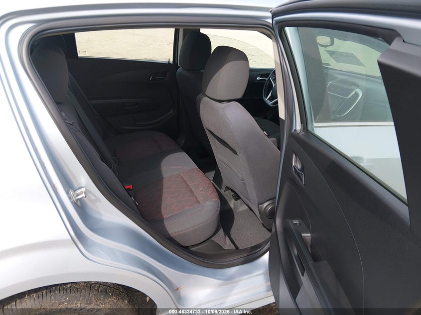 CHEVROLET SONIC 2017 VIN 1G1JD6SB9H4119995