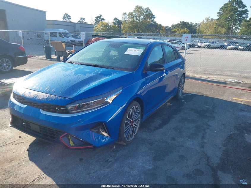 Vin: 3kpf44ac1ne495743, lot: 46835012, kia forte gt 20222