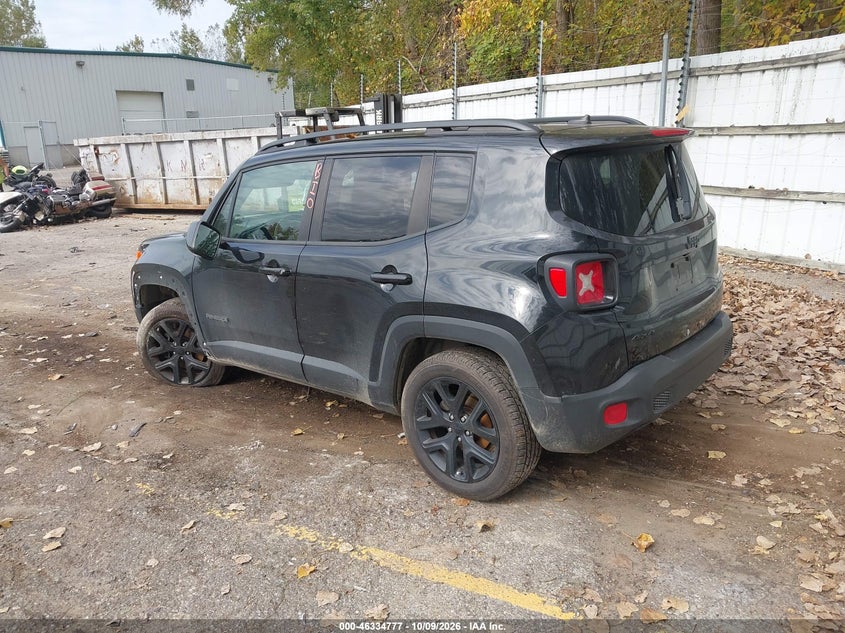 Vin: zaccjbbb4hpf47475, lot: 46835036, jeep renegade altitude 4x4 20173