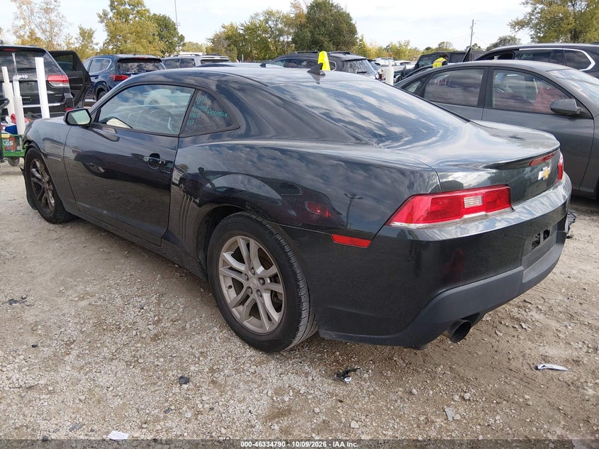 Vin: 2g1fd1e38f9117260, lot: 46835049, chevrolet camaro 1lt 20153