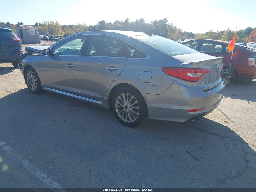 Vin: 5npe34af9fh075444, lot: 46835051, hyundai sonata limited 20153