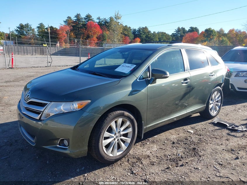 2013 Toyota Venza Xle, Левый зад, IAAI, VIN 4T3BA3BB5DU038136 — фото 2